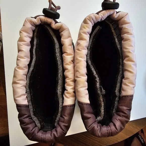 Sorel Winter Snow Boots Insulated Drawstring Purple Pink Size 5 - Picture 5 of 13